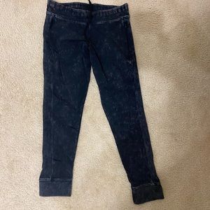 Pink Yoga Black Leggings Size L